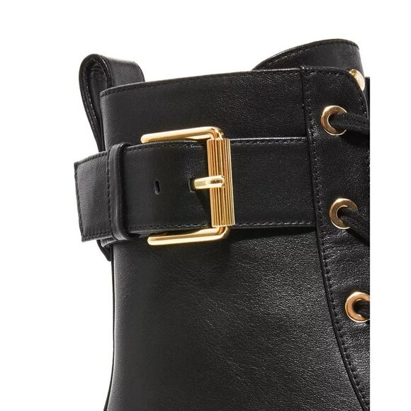 Stuart Weitzman Women's Ultra Lug Sole Buckle Combat Boots- - Picture 6 of 7